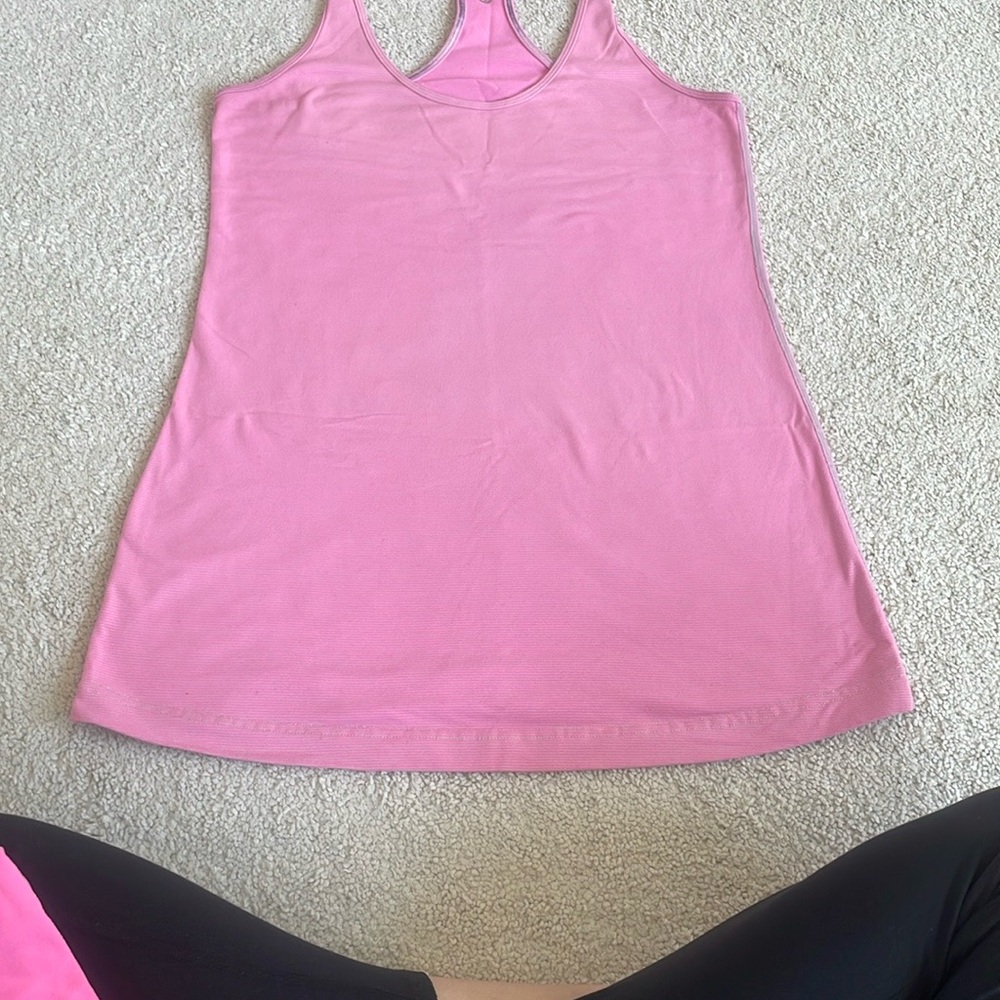 Pink Lululemon Racerback Top